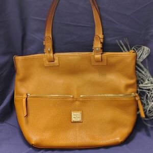 Dooney & Bourke Brown Leather Shoulder Bag